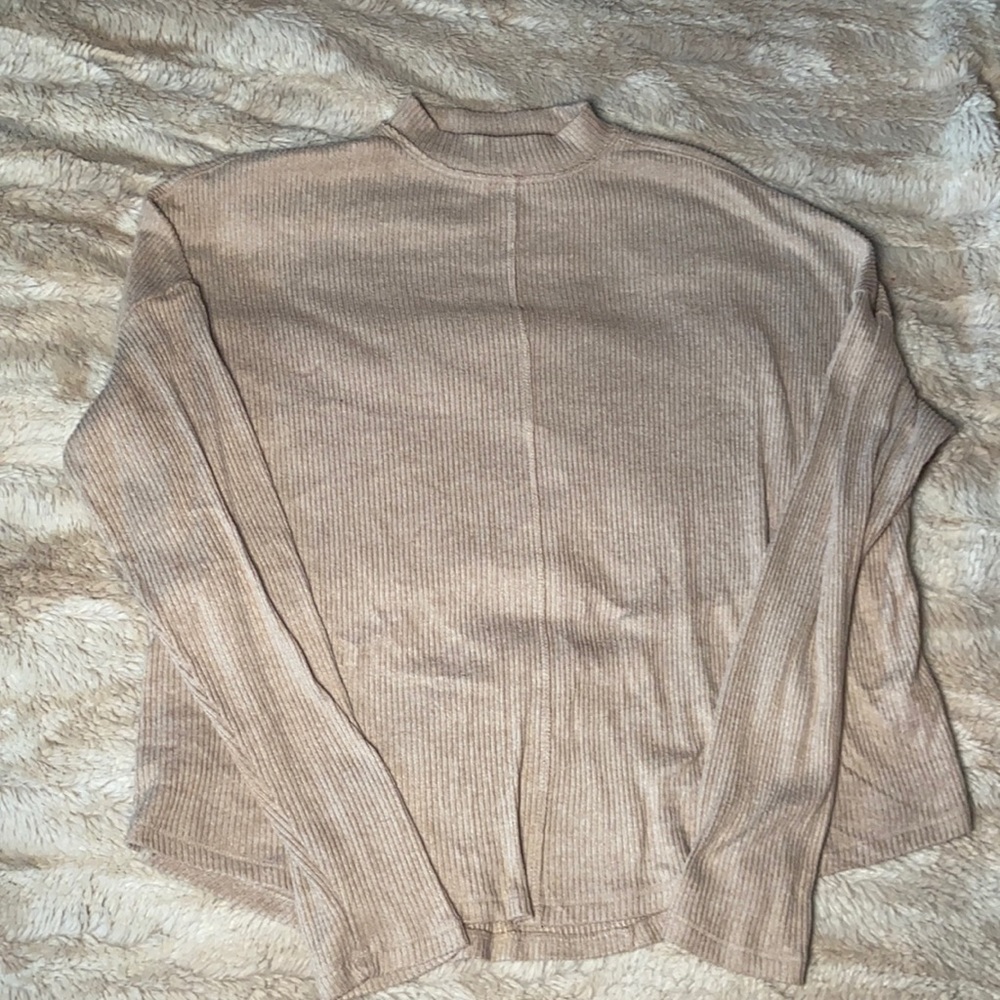 Soft nude sweater